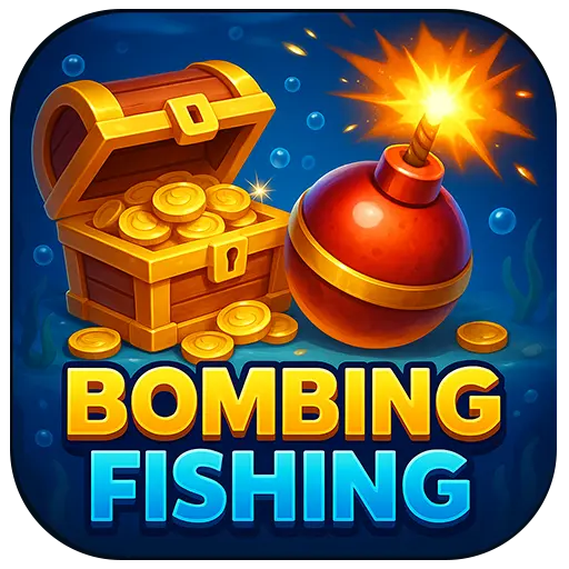 Bombing Fishing by Jili Gaming - Area blast fishing shooter with explosive shots covering massive zones and fish cluster chain hits - New arcade fishing game for Filipino casino players